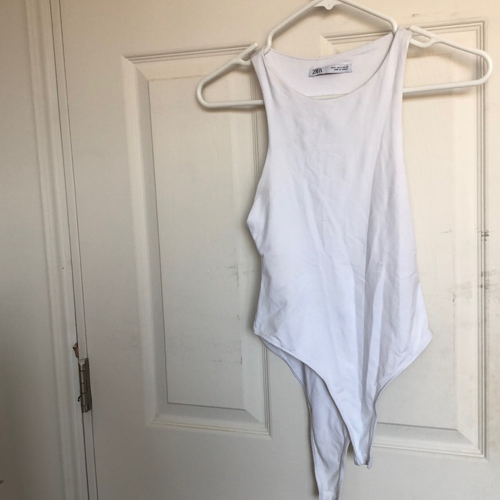 White Zara bodysuit